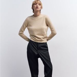 Zara 100% Cashmere Knit Sweater